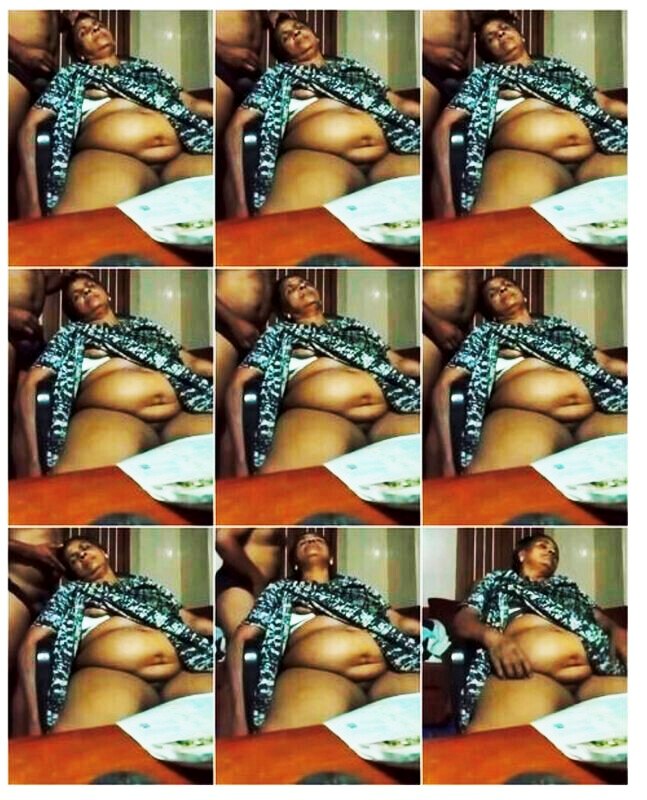 Granny Sleeping With Open Nighty Horny Guy Masturbating Suddenly She Woke Up