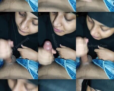 Hijabi Babe Giving Handjob Blowjob To Boyfriend