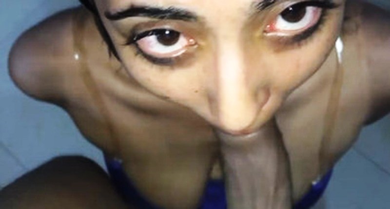 Horny Girlfriend Mouth Fuck Hindi Talking Saying B@nChod Uparr Dekh