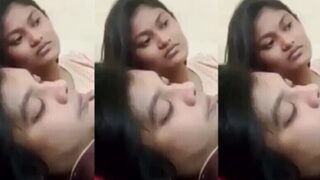 Naughty Indian Girlfriend Quick Flash her Boobs to Boyfriend in Front of her Sister Must Watch