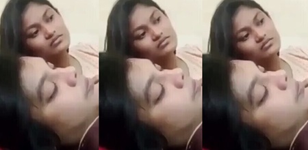 Naughty Indian Girlfriend Quick Flash her Boobs to Boyfriend in Front of her Sister Must Watch