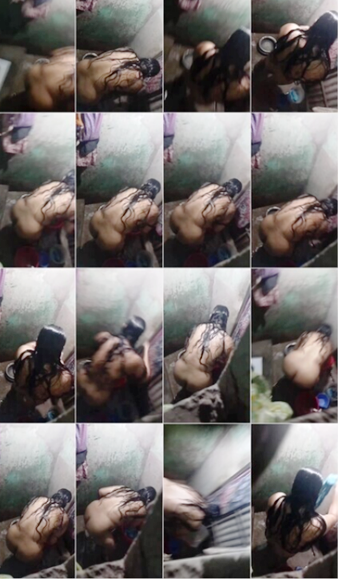 Tanker Mom Bathing Captured Secretly By Son