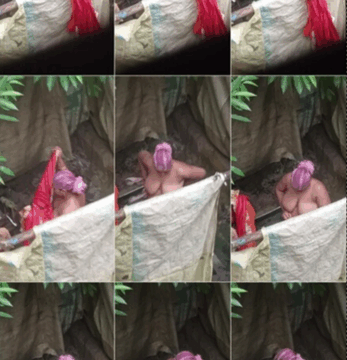 Tanker Village Bhabhi After Bath Wearing Clothes Secretly Captured