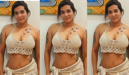 Tattooed Indian Fitness model Influencer Nude Showing Hard Fucking Loud Moaning Pic’s