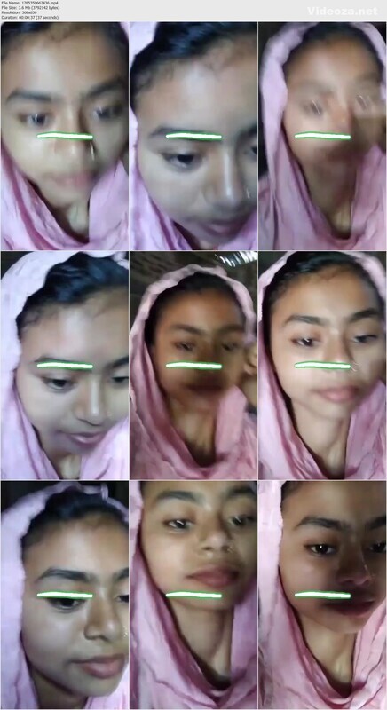 Cute Skinny Village Girl Showing For Boyfriend