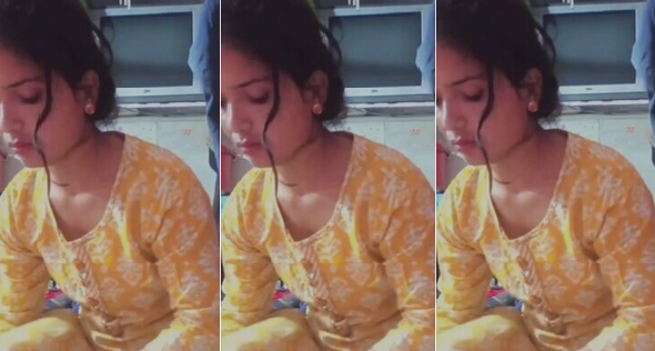 Extremely Beautiful Indian Sister Secretly Recorded by Brother When She Wearing Clothes