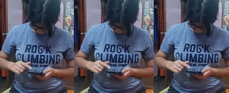 Indian Brother Secretly Recording Video When her Sister Nude Bathing But her Horny Sister Start Fingering Pussy