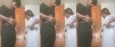 Beautiful Young Cousin Sister Quick Stand Fucking with Cousin Brother in Bathroom After Class Without Removing Dress