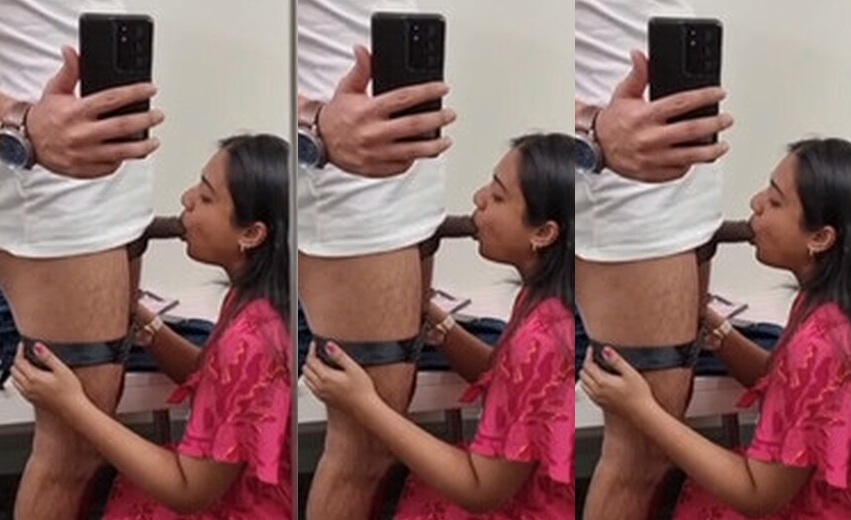 Beautiful Wife Nude Captured Giving Blowjob Taking Cum On Boobs