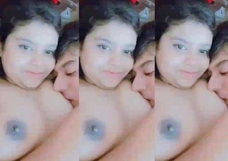 Cheater Bhabhi Boobs Sucked Fucking With Lover