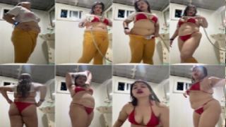 Chubby Horny Bengali Girl Bathing
