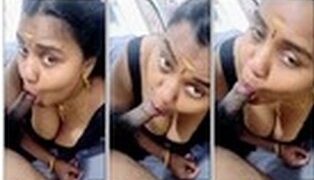 Famous Tamil Wife Kruthika Sharee Show Giving Blowjob Stand Fucking