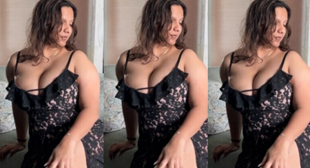 Indian Big Boobs Baddie Nude Show