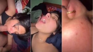 Sexy Horny Girl Sucking Boyfriend Dick