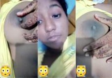 Shy Girlfriend Showing On Video Call