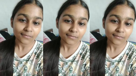 Young Girl Showing Pussy Pressing Her Boobs