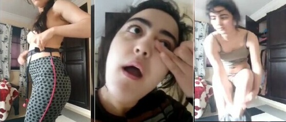 Cute Girl Making Nude Video For Boyfriend