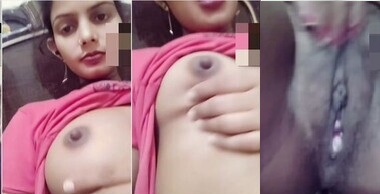 Beautiful Bengali girl showing her boobs & pussy to boyfriend in video calling leaked by boyfriend