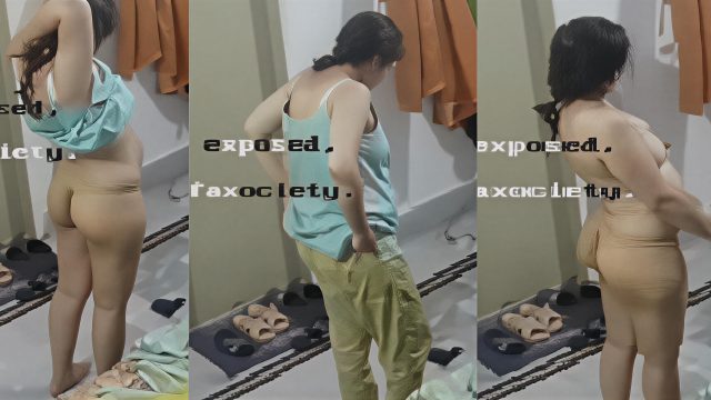 Bhabhi Changing Clothes Secretly Recorded In CCTV Cam
