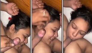 Chubby Bengali Shy Wife Giving Blowjob Talking