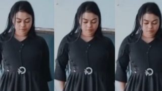 Chubby Girl Showing For Boyfriend