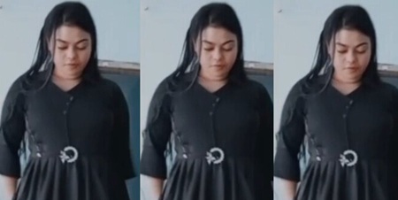 Chubby Girl Showing For Boyfriend