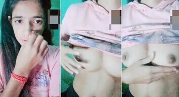 Siwani Bangladeshi young gorgeous girl showing her full nude body boobs & pussy to boyfriend in video calling online