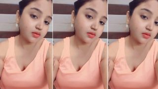 Thick Milf Showing Her Big Boobs While Bathing