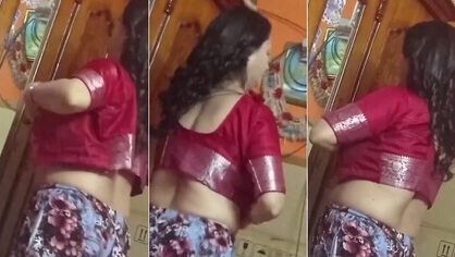 Tanker Mom Changing Clothes In Front Of Her Son