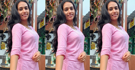 BEAUTIFUL CUTE SLIM YOUNG BENGALI GF SQUEEZING PERKY ROUND BOOBS & FINGERING PINK HAIRY PUSSY