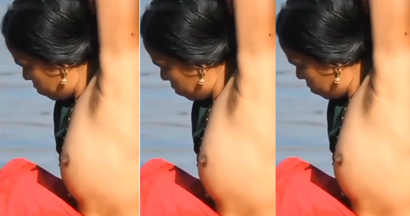 Aunty Outdoor Changing Clothes Secretly Recorded