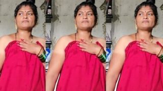 Bhabhi After Bath Nude Captured Secretly
