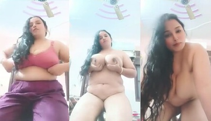 Big Boobs Milf Showing Massive Tits & Thick Body To Lover