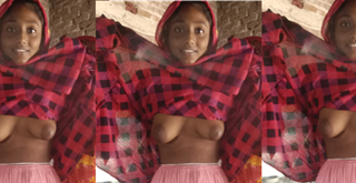 Cute Slim Young Bangla Hijabi Village Girl Applying Lotion Full Nude Show