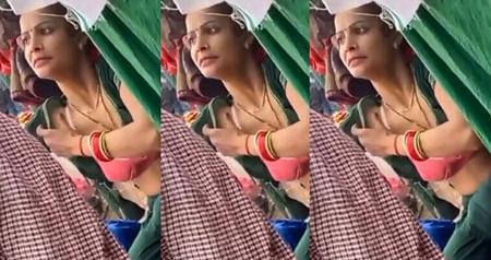 Desi Bhabhi Outdoor Changing Clothes Secretly Recorded