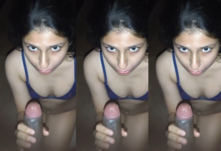 Beautiful Sexy Horny Babe Sloppy Blowjob Massive Big Cock