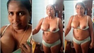 Kannada Hot Wife Boobs Showing