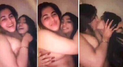 Beautiful Lesbian Couple Enjoying