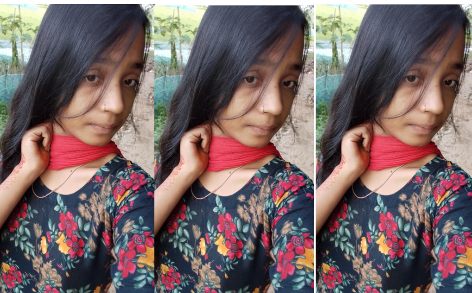 Cute Slim Young Village Girl Squeezing Tight Boobs Outdoor (Old+new)(Pics+2 Vids)