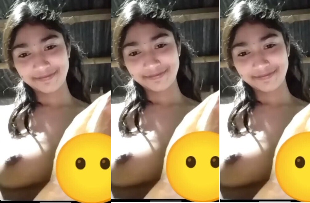 Cute Village Girl Showing On Video Call