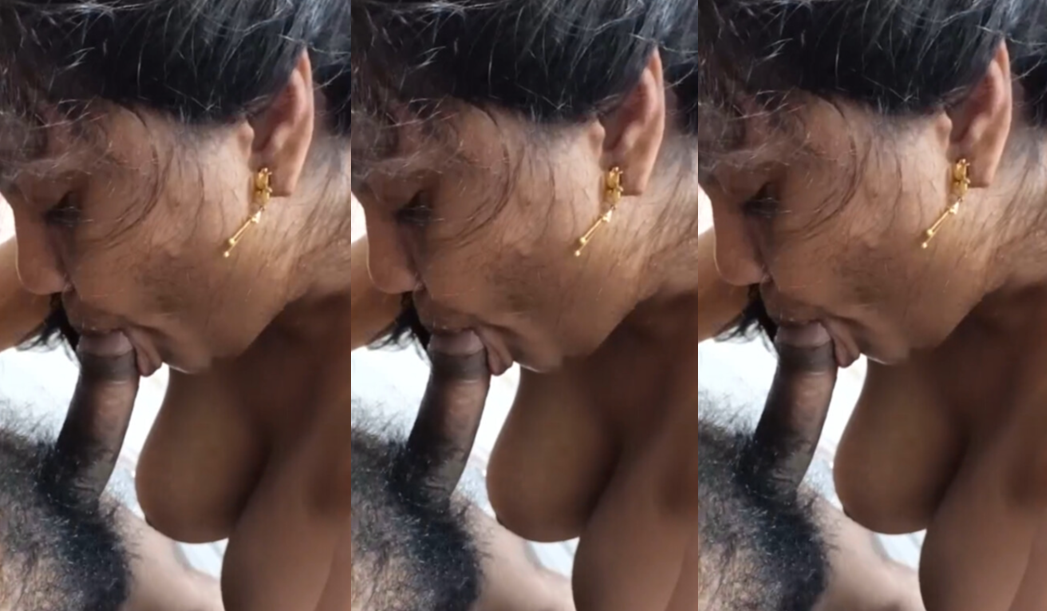 Mature Tamil Milf Giving Deepthroat Blowjob Fucking