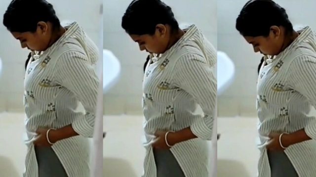 Tamil Girl P!ssing On Restroom Captured Secretly