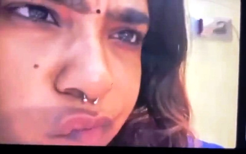 Tattooed Girl Showing Her Boobs