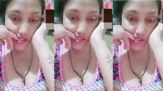 Chubby Girlfriend Showing On Video Call