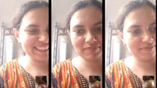 Desi Couple Enjoying On Video Call