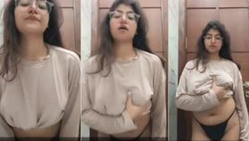 Indian Girl Teasing Showing Giving Punishment By Her Boyfriend With Belt