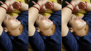 Sleeping Mom Boobs Secretly Pressed By Son