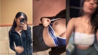 Slim Indian Girl Teasing Showing