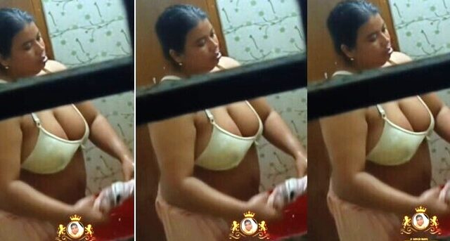 Tanker Mom Bathing Secretly Recorded By Son