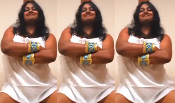 Tamil Big Boobs Horny Girl Stripping Dancing